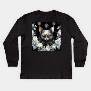 Cute Bat Kids Long Sleeve T-Shirt